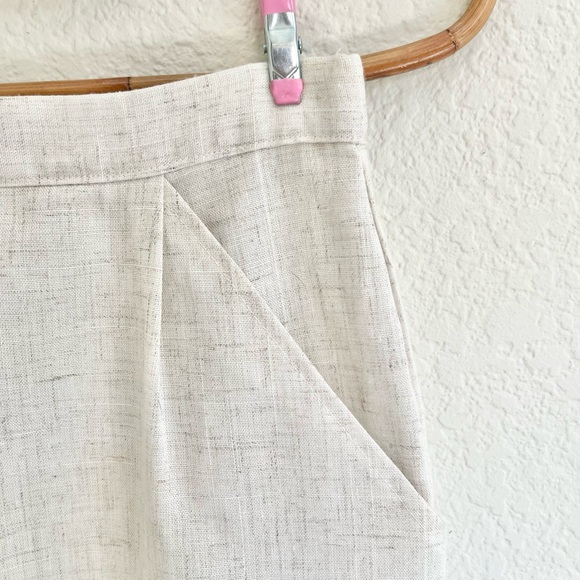 Vintage linen skirt - Picture 3 of 6